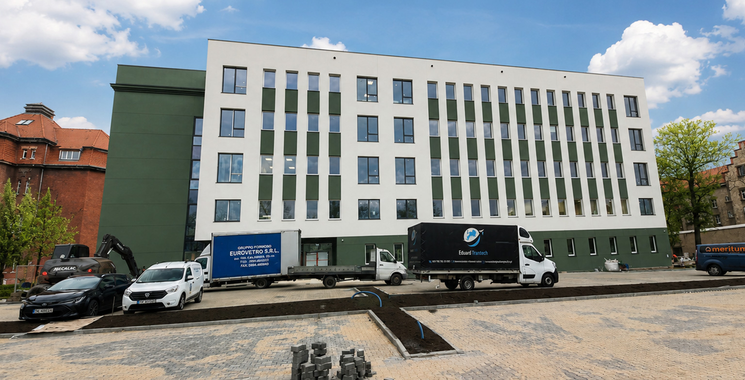 Nadzór nad budową budynku szpitala hematologii dziecięcej w Zabrzu